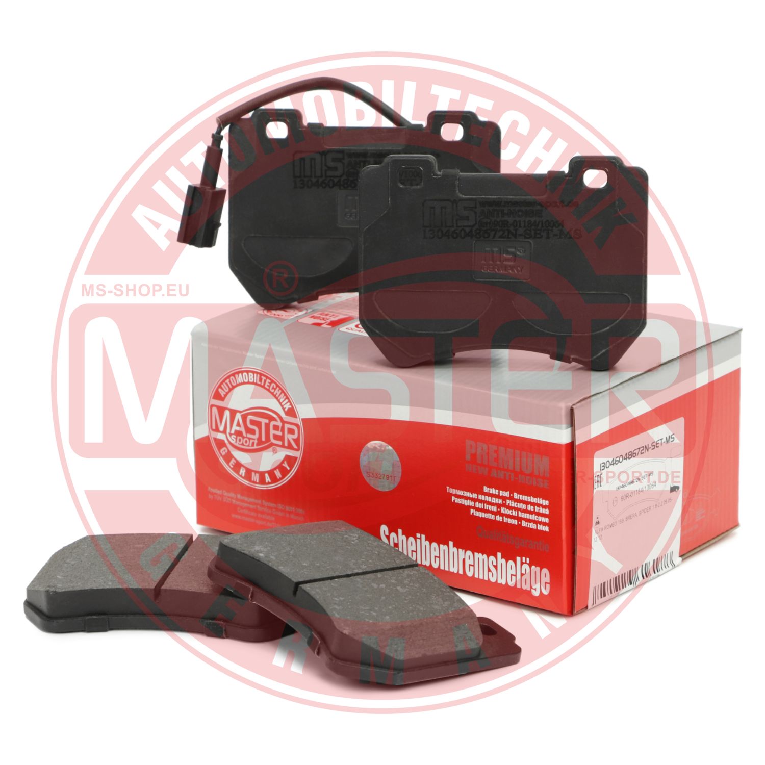 Placute frana MASTERSPORT GERMANY 13046048672N-SET-MS